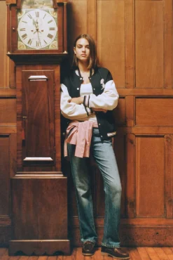 Springfield Jeans-Calça jeans reta azul