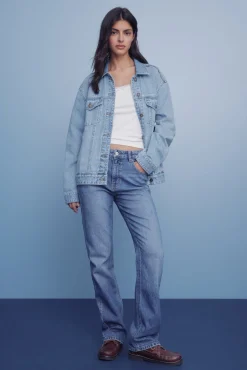 Springfield Jeans-Calça jeans reta azul