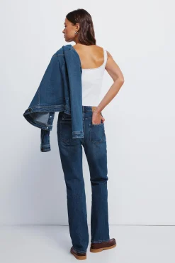 Springfield Jeans-Calça jeans reta azul