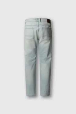 Pepe Jeans Jeans-Calça jeans reta desbotada azul