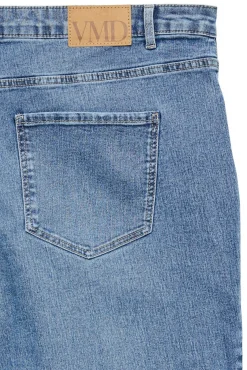 Vero Moda Curve Jeans-Calça jeans reta plus size Azul