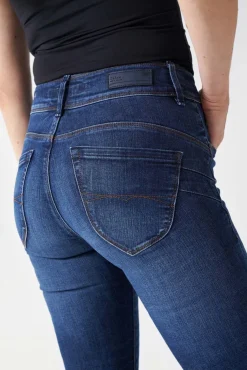 Salsa Jeans Jeans|Calças-Calça jeans skinny com push-in secreto Azul