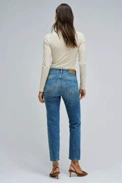 Salsa Jeans Jeans-Calça jeans skinny de cintura curta Azul