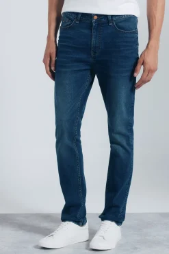 Springfield Jeans-Calça jeans skinny fit tingida azul