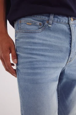 Springfield Jeans-Calça jeans skinny fit tingida azul