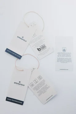 Springfield Jeans-Calça jeans slim fit com lavagem média azul