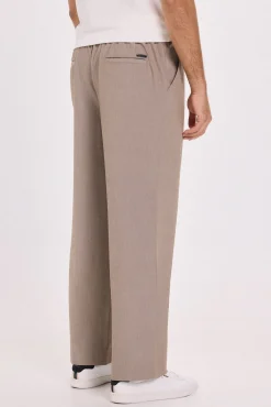 Jack & Jones Calças-Calça largas com pregas Tostado