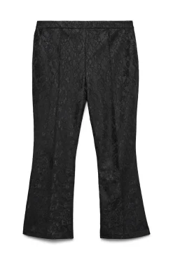 Vero Moda Curve Calças-Calça plus size de renda renda Preto