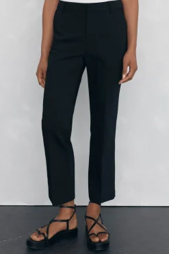 Pedro del Hierro Calças-Calça reta clássica Preto