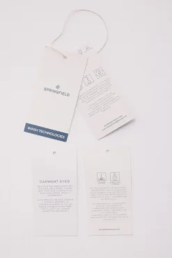 Springfield Calças-Calça slim fit com 5 calça vermelho