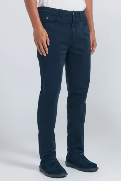 Springfield Calças-Calça slim fit com 5 calça azul