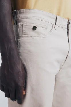 Springfield Calças-Calça slim fit com 5 calça cru