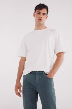 Springfield Calças-Calça slim fit com 5 calça azul