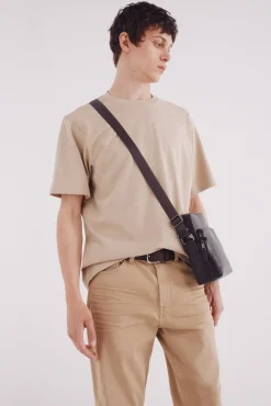 Springfield Calças-Calça slim fit com 5 calça castanho