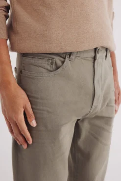 Springfield Calças-Calça slim fit com 5 calça bege