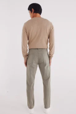 Springfield Calças-Calça slim fit com 5 calça bege