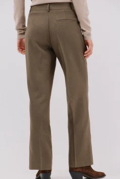 Cortefiel Calças-Calça social flare Verde