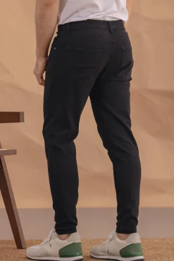 Celopman Jeans|Calças-Calças 5 Bolsos Skinny preto