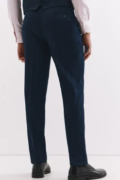 Cortefiel Calças|Calças Clássicas-Calças azuis slim fit Azul