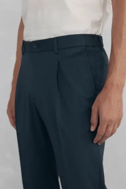 Pedro del Hierro Calças|Chinos-Calças calças chino de corte afunilado Cizento