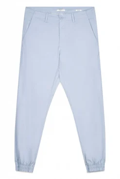 Pepe Jeans Calças|Chinos-Calças calças chino de popeline com punhos na baixo. azul