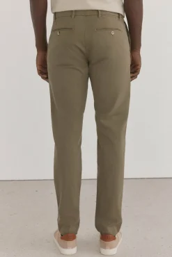 Pedro del Hierro Calças|Chinos-Calças calças chino leves e slim fit premium Verde