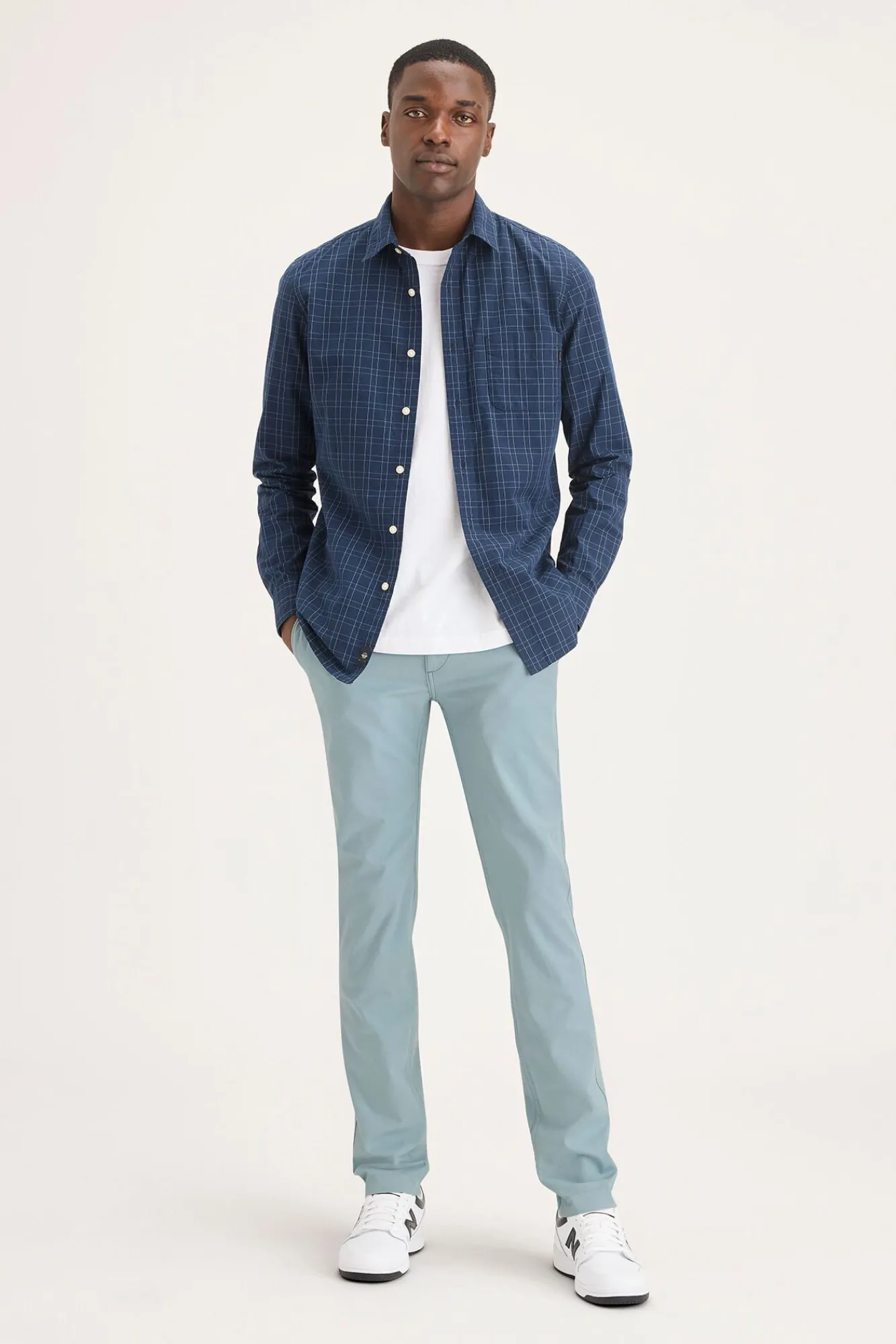 Dockers Calças|Chinos-Calças calças chino multielásticas Azul