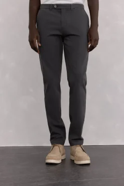 Pedro del Hierro Calças|Chinos-Calças calças chino slim fit premium Cizento