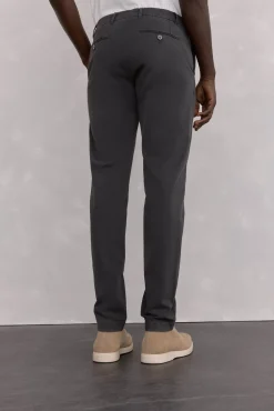 Pedro del Hierro Calças|Chinos-Calças calças chino slim fit premium Cizento