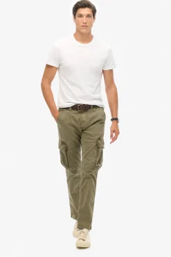 Superdry Calças-Calças cargo básica estampado