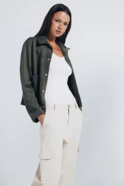 Springfield Calças-Calças cargo de algodão vison