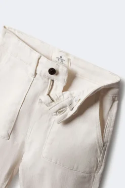 Springfield Kids Calças-Calças cargo menina branco