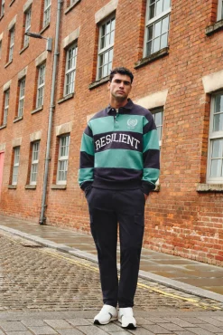 Springfield Calças-Calças cargo slim fit azul