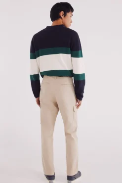 Springfield Calças-Calças cargo slim fit bege