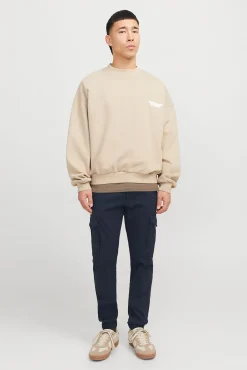 Jack & Jones Calças-Calças cargo slim fit azul