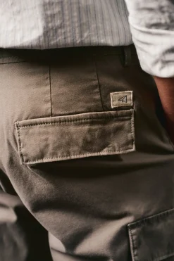 OOTO Calças-Calças cargo slim fit Verde