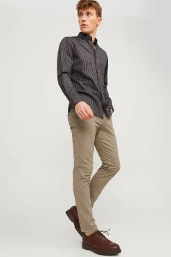 Jack & Jones Calças|Chinos-Calças chino bege