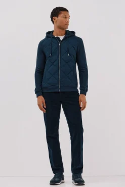 Cortefiel Calças|Chinos-Calças chino bombazina Azul