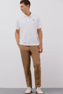 Cortefiel Calças|Chinos-Calças chino comfort regular fit Tostado