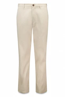 Springfield Calças|Chinos-Calças chino Dobby com ajuste confortável bege