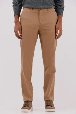 Cortefiel Calças|Chinos-Calças chino regular fit Castanho