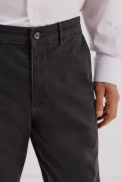 Cortefiel Calças|Chinos-Calças chino regular fit Cinzento