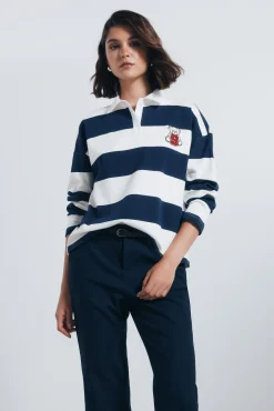 Springfield Calças-Calças chino retas azul