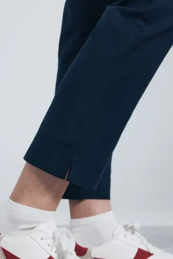 Springfield Calças-Calças chino retas azul