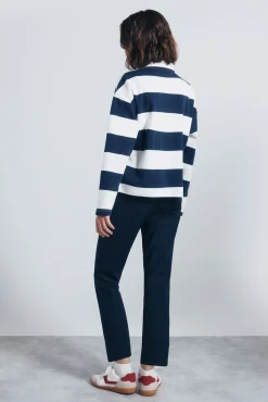 Springfield Calças-Calças chino retas azul