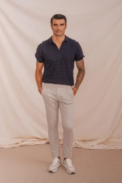 Celopman Calças|Chinos-Calças Chino Slim cinzento