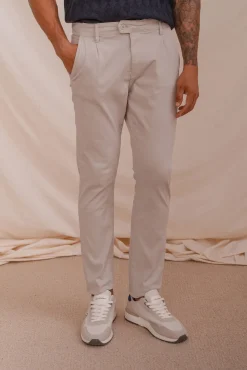 Celopman Calças|Chinos-Calças Chino Slim cinzento