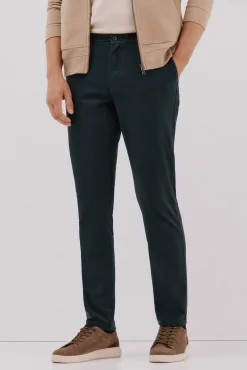 Cortefiel Calças|Chinos-Calças chino slim fit Verde