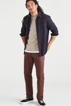 Dockers Calças|Chinos-Calças chino slim fit Castanho
