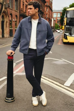 Springfield Calças|Chinos-Calças chino slim fit preto